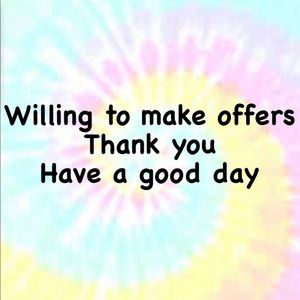 Let me know how much your willing to pay